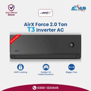 AirX Force 2 Ton 5 DC inverter AC, (Grey) T3 Split Air Conditioner