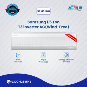 SAMSUNG 1.5 Ton, T3 Technology Inverter AC (Wind-Free Made in Thailand)