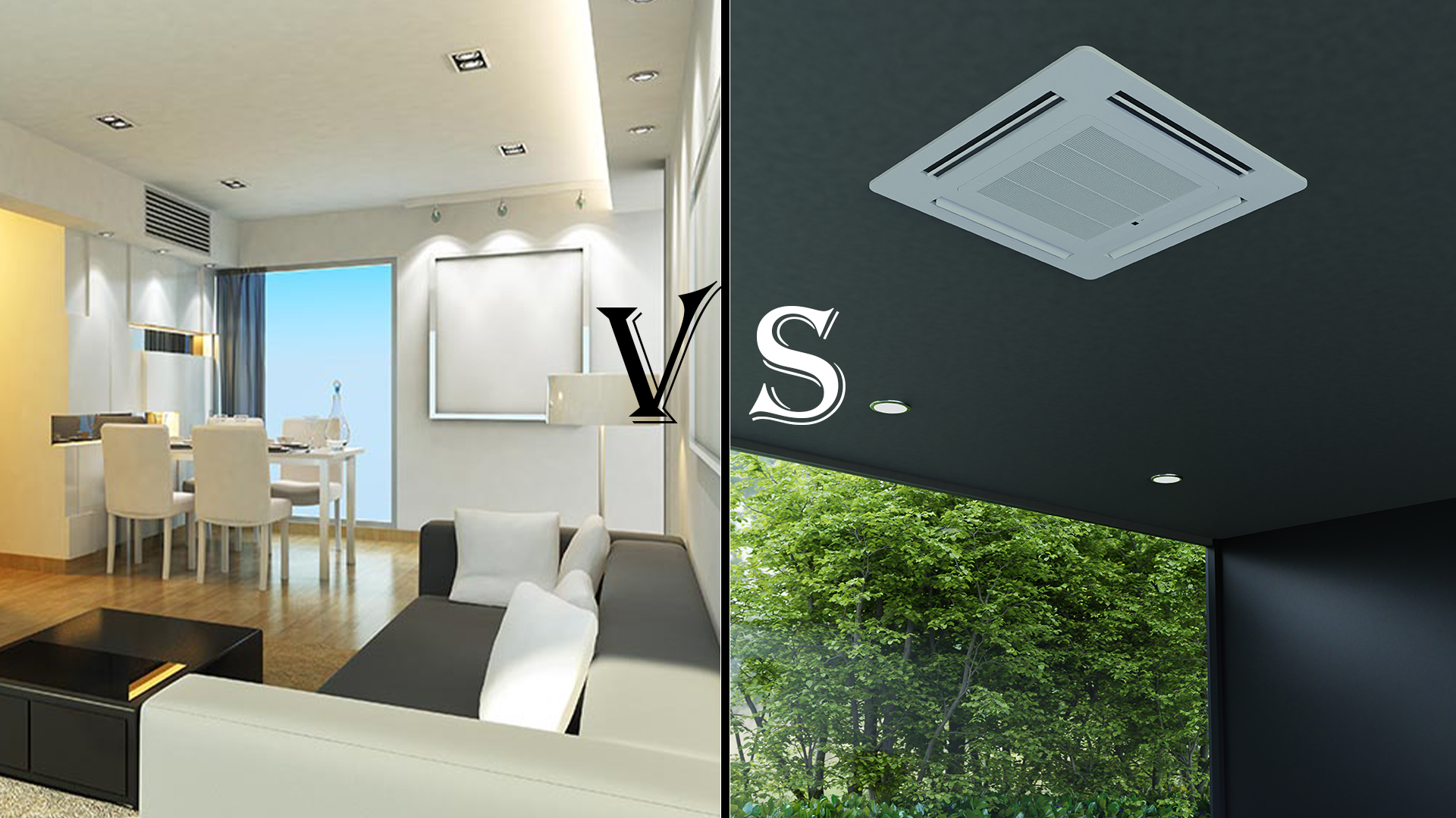 Ceiling Cassette ac vs Ducted AC