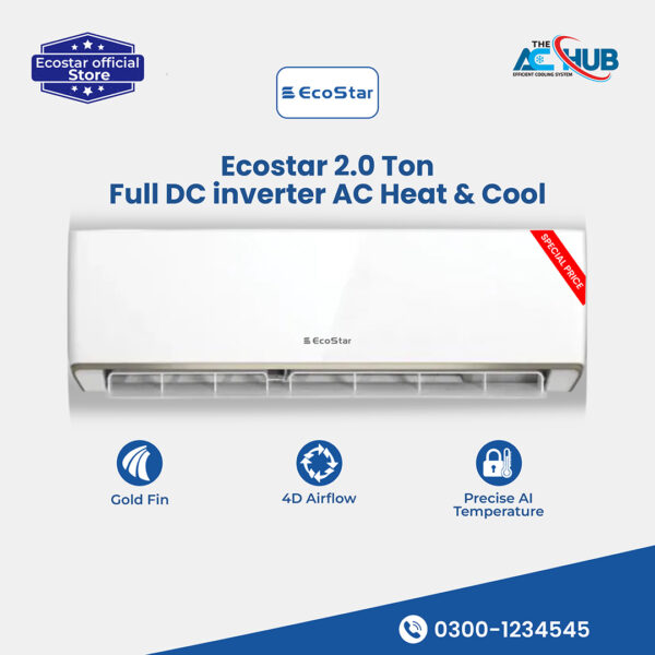 2 ton wall mounted dc inverter ac price Ecostar 2 Ton Full DC inverter AC