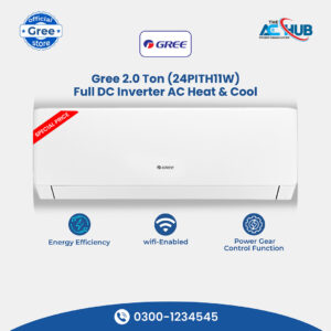 Gree 2 Ton (24PITH11W) Full DC Inverter, R-410 New Model Split AC