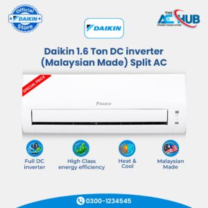 DAIKIN 1.6 Ton DC inverter AC (Malaysian Made) Split Air Conditioner