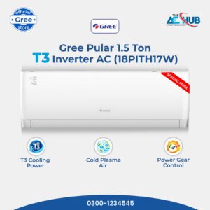 Gree 1.5 Ton ac, Gree 1.5 Ton T3 Technology, Pular Series ac, Split Air Conditioner, inverter air conditioner,