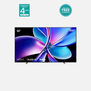 Hisense 100Q7N 100-Inch QLED 4K UHD VIDAA Smart TV – Quantum Dot, Dolby Vision IQ, HDR10+, Game Mode Pro & 4-Year Comprehensive Warranty